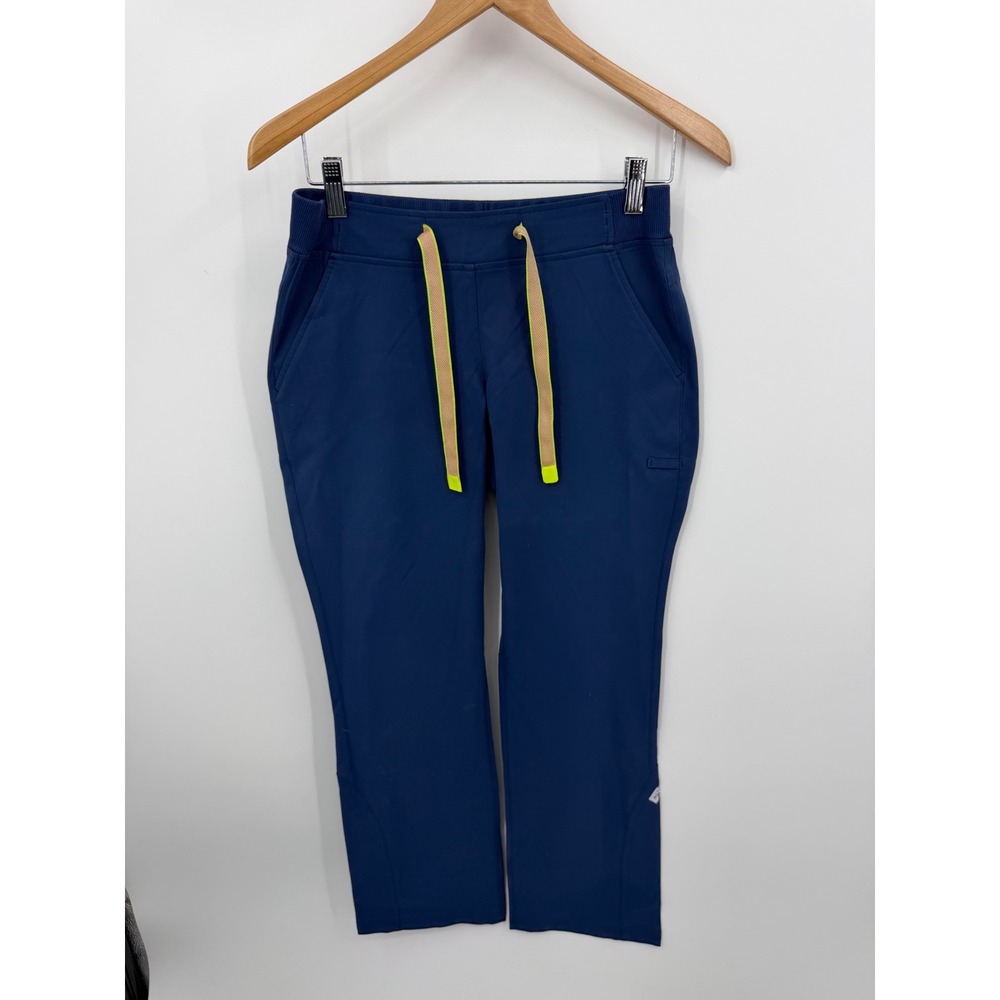 Medelita Argon Scrub Pants Women Small Navy Blue Drawstring Straight Leg 605J20